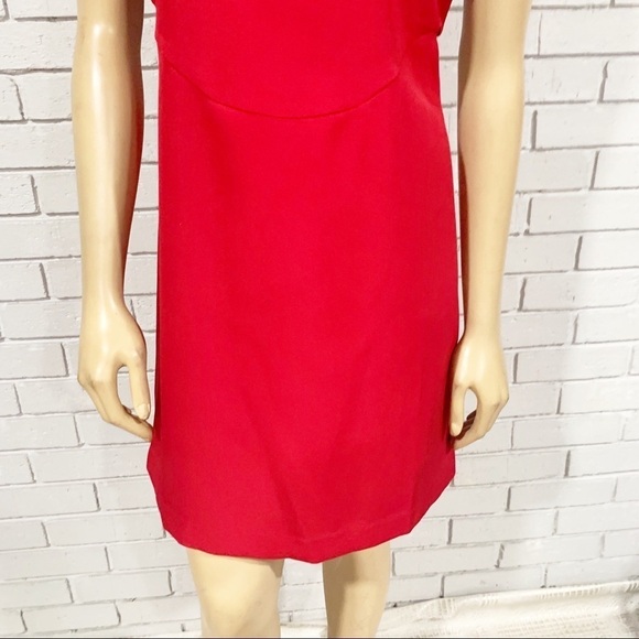 Anthropologie Mare Mare Cutout Red Dress - Picture 3 of 10